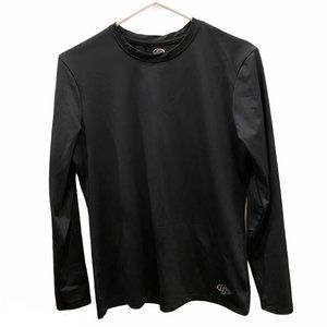 Game Time Fitted Athletic Long Sleeve Black XL